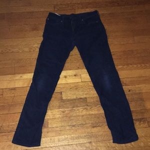 Men’s LEVIS Navy Blue Corduroy Pants- Size 31x32